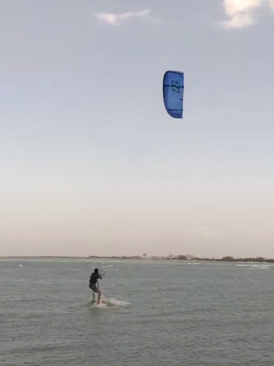 Kitesurfing